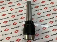 Сверлильный патрон 1-13 мм усиленный самозажимной на оправке Морзе 4 (под выколотку) (несъемный) MTA4-APU13