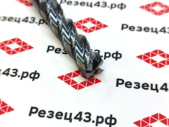 Концевая фреза D10-D10-100mm 4Z, сталь (HRC45)