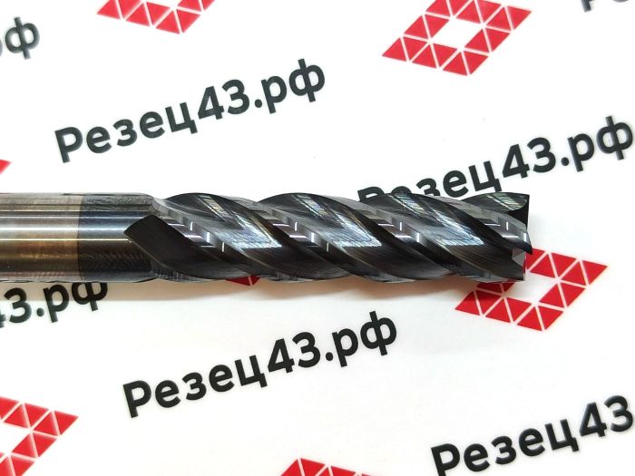 Концевая фреза D10-D10-100mm 4Z, сталь (HRC45)