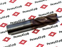 Фреза твердосплавная черновая (обдирочная) D20-45-100 4Z, сталь HRC55