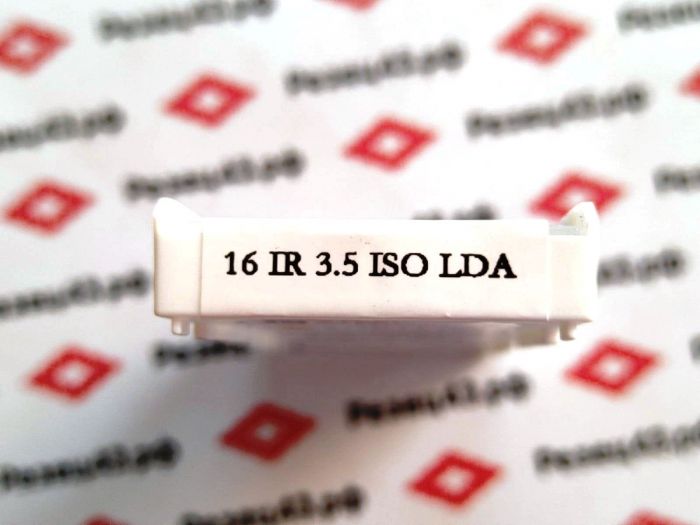 Пластина резьбонарезная 16IR 3.5 ISO LDA