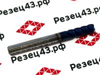 Концевая фреза с закруглённым углом режущей кромки R0.5 D5-D5-50 4Z, сталь (HRC65)