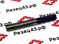 Концевая фреза с закруглённым углом режущей кромки R1 D6-D6-50 4Z, сталь (HRC65)