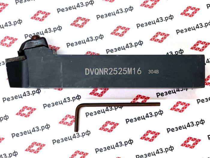 Резец наружного точения DVQNR2525M16