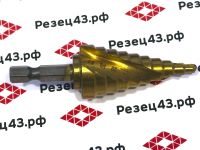 Ступенчатое сверло HSS 4-22 mm