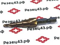 Ступенчатое сверло HSS-Co (кобальт) М35 4-12 mm (5 steps)