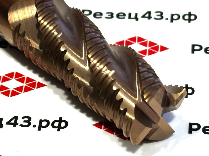 Фреза твердосплавная черновая (обдирочная) D18-45-100 4Z, сталь HRC55