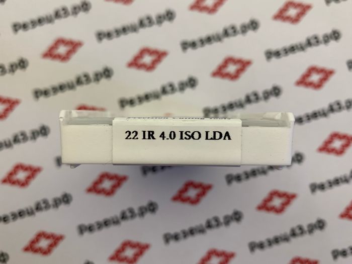 Пластина резьбонарезная 22IR 4.0 ISO LDA