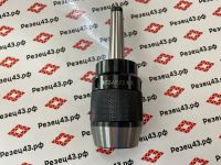 Сверлильный патрон 1-13 мм усиленный самозажимной на оправке Морзе 2 (с резьбой М10 под шпильку) (несъемный) MTB2-APU13 (М10)