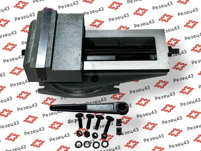 Тиски станочные (фрезерные) поворотные 320 мм (QB320)