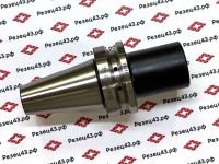 Оправка переходная (адаптер) с конуса BT40 (ISO40, 7:24) на конус Морзе 3, вылет 75 мм (BT40-MTA3-75 (П2)