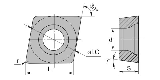 Пластина CCGT120408-AK H01