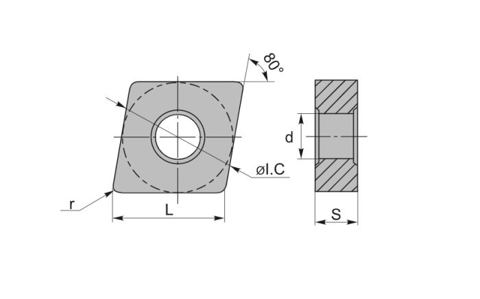 Пластина CNMG120412-PM YBC251