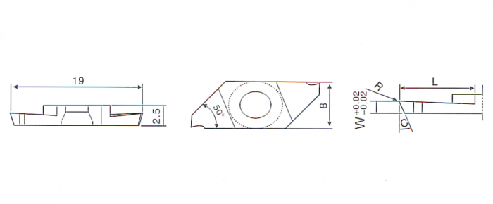 Пластина канавочная CTP07FRN RZ6118