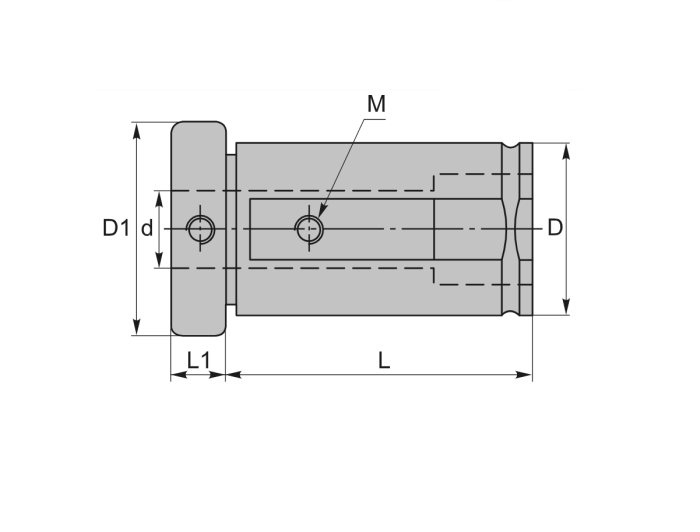 Переходная цилиндрическая втулка D16-d6