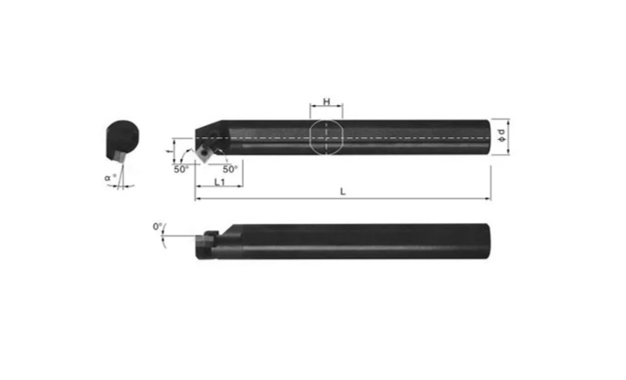 Резец Yueda внутреннего точения S32T-MCWNR12