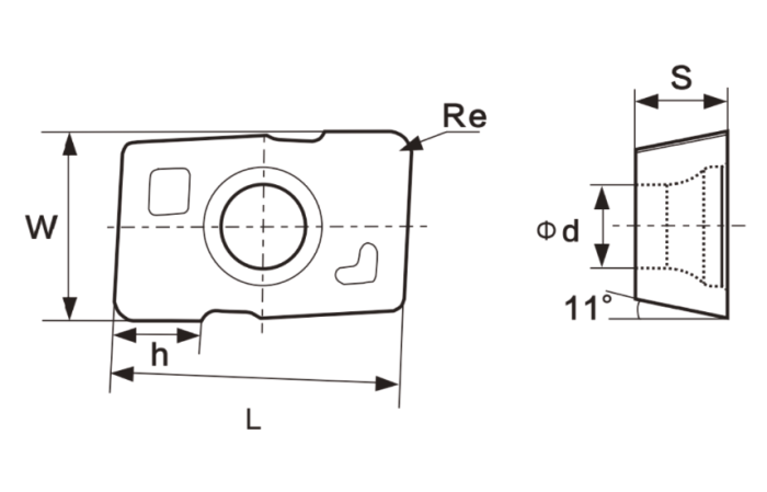 Пластина MPHW100308 BP9435D