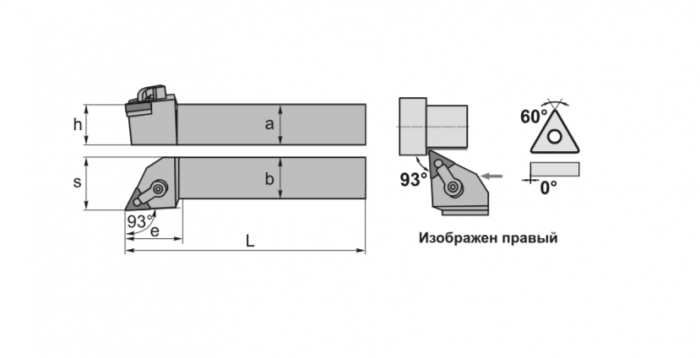 Резец наружного точения MTJNR3232P16