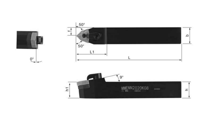 Резец наружного точения MWENN2525M08