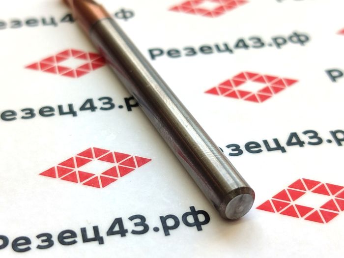 Сферическая фреза R3 D6-D6-75 2Z, сталь (HRC55)