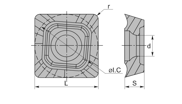 Пластина SOMT140520ER-GM BP9102 