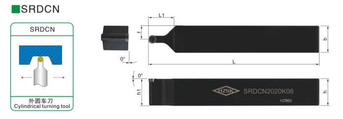Резец наружного точения SRDCN4040R08
