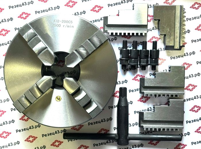 Патрон самоцентрирующийся 4-х кулачковый 200 мм, УК5 (K12-200/C5)