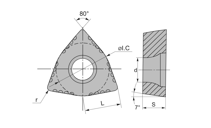 Пластина WCMX030208R-PG BP9101P